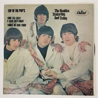 Beatles Butcher Cover Yesterday And Today Top Of The Pops Ep Capito Promo