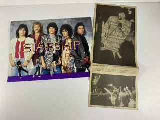 Starship 1986 Tour Knee Deep In Hoopla Concert Program Grace Slick Autographed