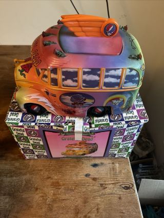 Grateful Dead Ceramic School Bus Cookie Jar 1998 Vandor Limited Edition Nr