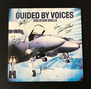 Guided By Voices Isolation Drills Signed By Band 2001 Vinyl Lp Record (gbv)