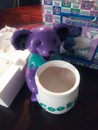 Grateful Dead Purple Bear Cookie Jar