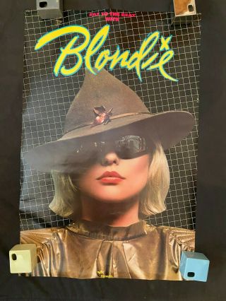 1979 Blondie Eat To The Beat Promo Poster Chrysalis Records Debbie Deborah Harry