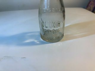 RARE - Vintage Olixir Top Oil From J.  B.  Clark Oil Co.  4 ” Tall 2 Oz.  Bottle 3