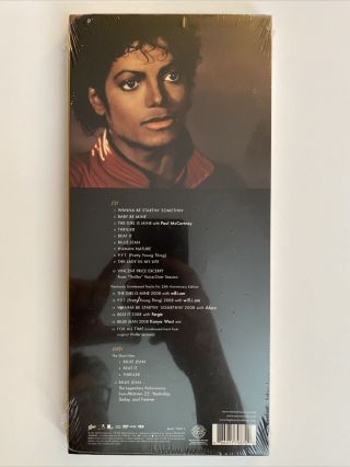 Michael Jackson Thriller 25 - 2008 US CD,  DVD Long Box (New/Sealed) Longbox 2