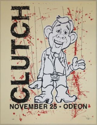 2005 Clutch - Cleveland Silkscreen Concert Poster S/n By Sean Carroll