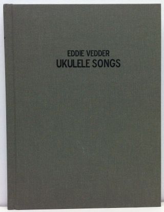 Eddie Vedder Pearl Jam Ukulele Songs Songbook Sheet Music Ltd.  Ed.  Fan Club Book