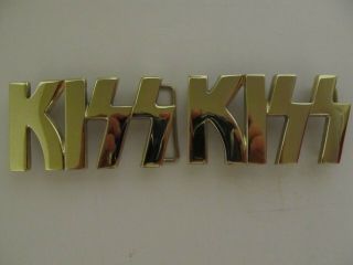 Kiss Aucoin 1977 Solid Brass Belt Buckles