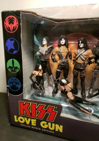 Mcfarlane Toys KISS Love Gun Deluxe Boxed Edition Stage Figures 3