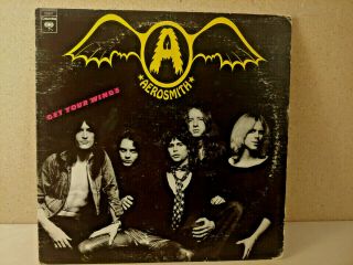 Aerosmith Get Your Wings Vinyl Lp 1974 Columbia Records Vintage Rock Album