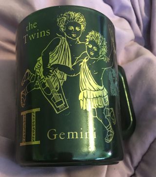 Vntg Gemini Federal Mug Astrological Sign Usa Zodiac May And June