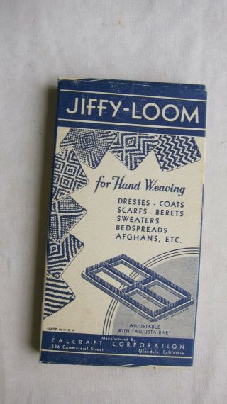 Vintage Jiffy Loom Set Gc