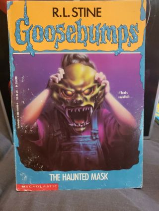 Goosebumps 11 The Haunted Mask By R L Stine 1993 Vintage Scholastic Paperback