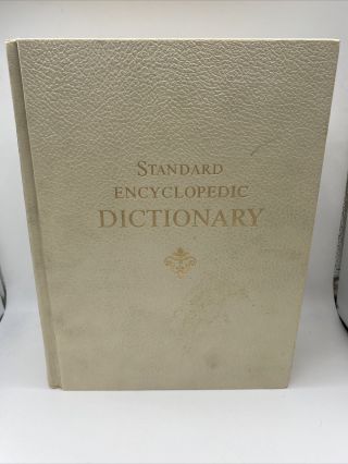 Vintage 1966 Funk And Wagnalls Standard Encyclopedic Dictionary