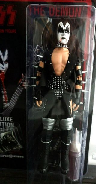 KISS 12 Inch Figure Demon Blood Spitting Deluxe Gene Simmons VARIANT ALIVE 2