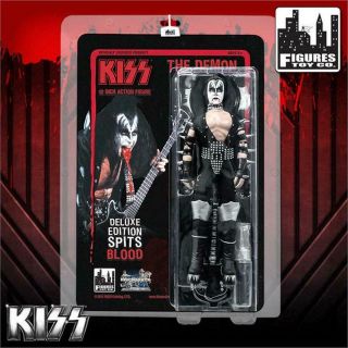KISS 12 Inch Figure Demon Blood Spitting Deluxe Gene Simmons VARIANT ALIVE 3