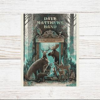 Dmb Dave Matthews Band West Palm Beach 2018 Poster