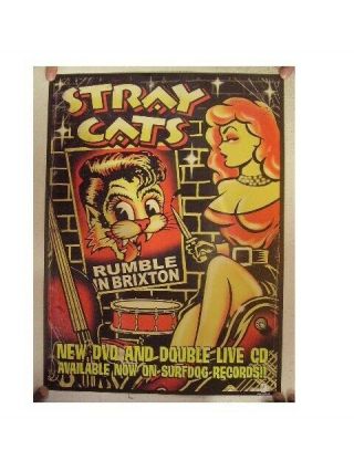 Stray Cats Poster Rumble In Brixton The Brian Setzer Orchestra