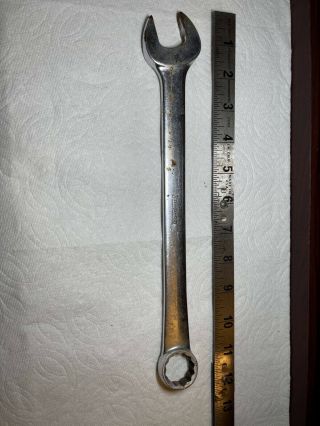 Vintage Snap - On 7/8 " Combination Wrench - Oex28 - Usa Made