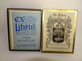 Vintage Bookplates By Antioch 40 Ex Libris Book Plates With Insert