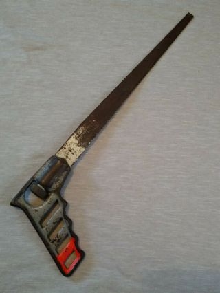 Vintage Millers Falls Pistol Grip Cast Iron Handle Keyhole Saw