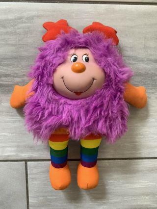 Vintage Rainbow Brite Purple 12 " Plush Sprite 1983 Hallmark Mattel Toy