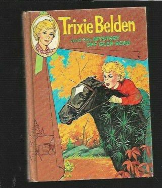 Ch - Trixie Belden Cameo And The Mystery Off Glen Road 5 Vintage 1956 Hc