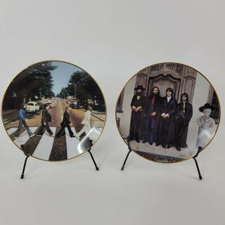The Beatles Abbey Road & Hey Jude Limited Edition Collectors Plates,  Delphi 1993