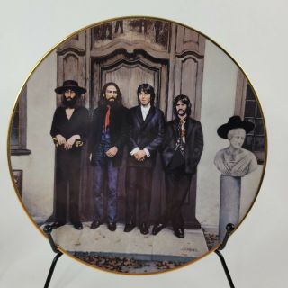 The Beatles Abbey Road & Hey Jude Limited Edition Collectors Plates,  Delphi 1993 3