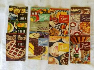 Vintage Culinary Arts Institute Cookbooks 1950 