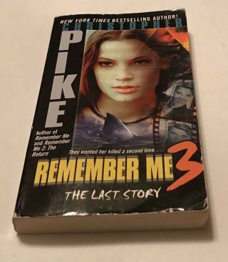 Christopher Pike Remember Me 3 The Last Story Book Young Adult Thriller Vintage