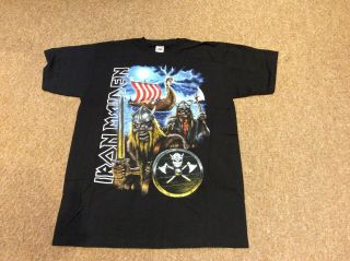 Iron Maiden - Vintage Amolad 2006 Tour Nordic Viking T - Shirt - Size Xl Very Rare