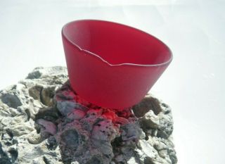 Sea Glass,  Vintage Red Glass