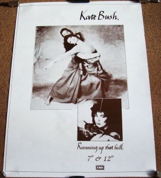 Kate Bush U.  K.  Record Company Promo Poster 