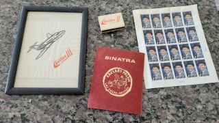 Very Rare Frank Sinatra Collectible Memorabilia And Ephemera