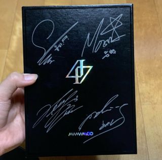 [kpop] Mamamoo Reality In Black Promo Signed Autographed Cd