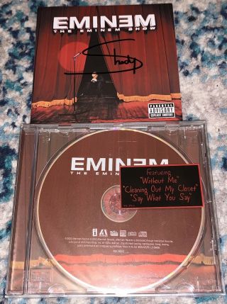 Eminem The Eminem Show Hand Signed Cd