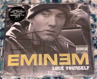 Eminem Lose Yourself 4 Track Hand Signed Cd Single