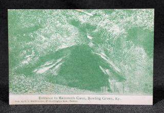 Mammoth Cave Bowling Green Ky Antique Vintage Postcard Pc Db Mackinnon