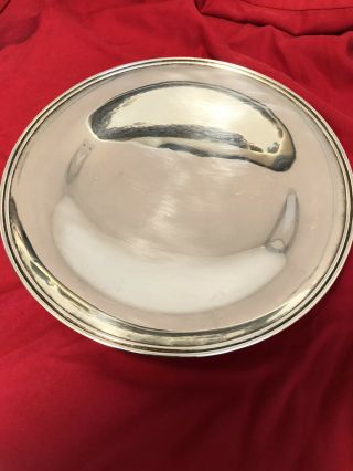 Vintage Silver Plated (e.  P.  - N.  S. ) Serving Tray 10” Dia.