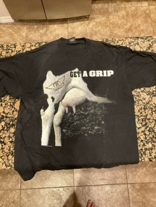 Aerosmith Get A Grip Tour Concert T - Shirt,  Xl Black,