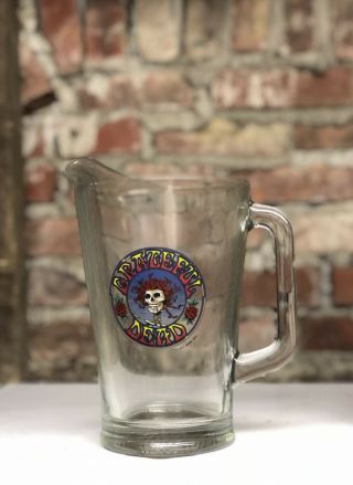 Grateful Dead Rare Merchandise 1971 Glass Beer Pitcher Made By Gdm Inc.