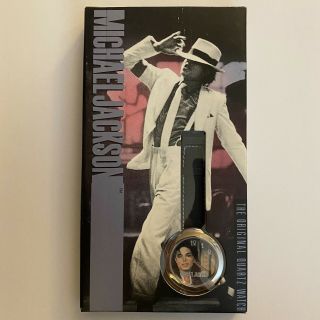 Official Michael Jackson Moonwalker 1989 Quartz Swiss Smooth Criminal Watch Nib