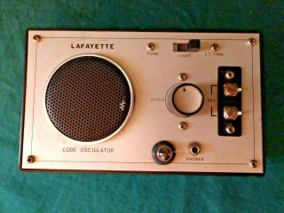 Lafayette Code Oscillator - Vintage - Ham Radio Amateur Radio