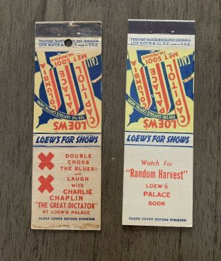 Vintage Matchbooks Loew 