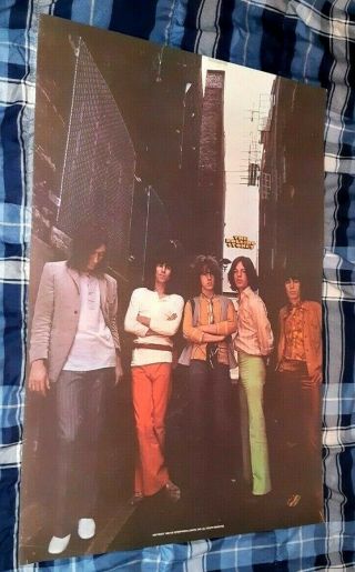 Rolling Stones 1969 Era Poster For 1969 Tour Circa 1980 Big Size