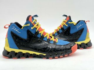 Vtg Reebok Zig Nano John Wall Multicolored High Top Mens Shoes Sneakers Size 8