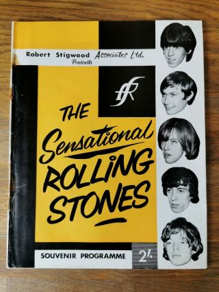 The Sensational Rolling Stones Show Concert Programme 1964