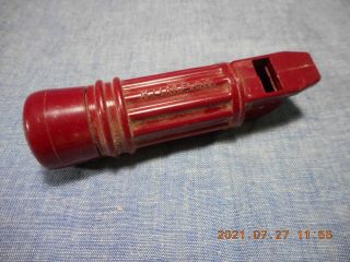Vintage Kumbak Survival Kit Multi Tool Compass Match Case Whistle 4.  5 "