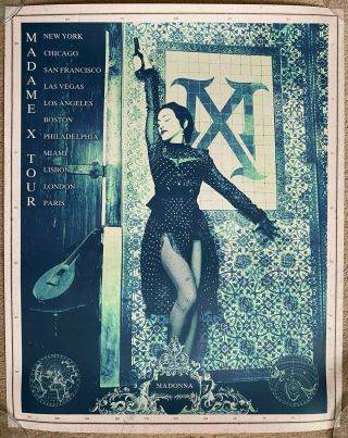 Madonna Madame X Official World Tour Poster Bn&m