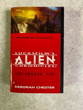 Vintage Sci - Fi Fantasy Paperback Book - Lucas Film Alien Chronicles Crystal Eye